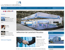 Tablet Screenshot of lauterbach-messe.de